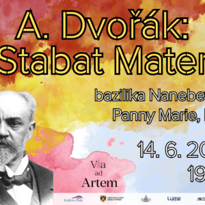 <p style="font-size: 20px;">A. Dvořák: Stabat Mater,</p><p style="font-size: 15px;">14. 6. 2026 v 19:00, bazilika Staré Brno</p>